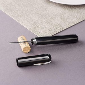 Ouvre-bouteille à pression d'air 2-en-1, ouvre-bouteille à pompe à air facile à utiliser, tire-bouchon portable de voyage, ouvre-bouteille manuel - Product Image 2