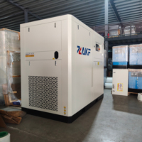 Compresor de Tornillo Estacionario ZAKF 100% Libre de Aceite, 75HP 55KW 9.0-10.0m3/min 8bar, Bajo Ruido, Refrigerado por Aire, Lubricado por Agua, con Pantalla LCD