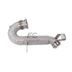 Tubo di Scarico OEM <span class=keywords><strong>a</strong></span> Flusso Diretto per Mercedes-Benz AMG GT50 GT53 3.0T in Acciaio Inox 304 Isolato, Miglioramento Prestazioni - Product Image 2
