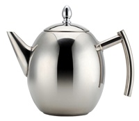 Pot d'olive en acier inoxydable 1.5L Western Restaurant Thai thé bouilloire infuseur pour thé en vrac épices à base de plantes
