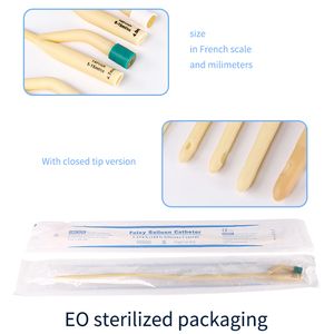 สายสวนปัสสาวะแบบฟอลลีย์ชนิดลาเท็กซ์ ใช้แล้วทิ้ง ปลอดเชื้อ ได้รับการรับรองมาตรฐาน CE สายสวนปัสสาวะแบบฟอลลีย์ชนิดลาเท็กซ์ <span class=keywords><strong>2</strong></span> ทาง ปลอดเชื้อ - Product Image 6