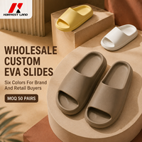 Sandalias de EVA de Color Personalizado, Moldeadas en una Sola Pieza, Ligeras, Antideslizantes, con Punta Abierta, para Hombres y Mujeres, para Interiores y Exteriores
