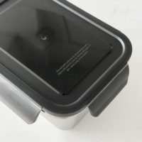 Conteneurs de nourriture pour congélateur en acier inoxydable Boîte à bento résistante aux températures froides Boîte à lunch empilable pour camping