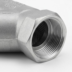 Colador en Y de Acero Inoxidable CF8 CF8M 150 #   Válvula de Filtro para Tubería con Rosca Hembra, Certificada API 598 - Product Image 3