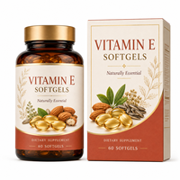 Gélules de Vitamine E en Vrac 400 UI Forme D-Alpha Naturelle avec Huile de Tournesol pour une Peau Éclatante et une Résilience Immunitaire – Direct Usine