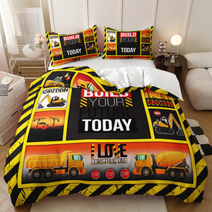 Kỹ Thuật Xe 3D Mô Hình Chàng Trai Thoải Mái Mềm Mại Bộ Đồ Giường Duvet Bìa 3 Mảnh Thiết Lập - Product Image 4