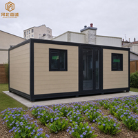 Maison modulaire extensible à double aile de 20, 30 ou 40 pieds, 1 à 4 chambres avec salon, sur mesure, type conteneur