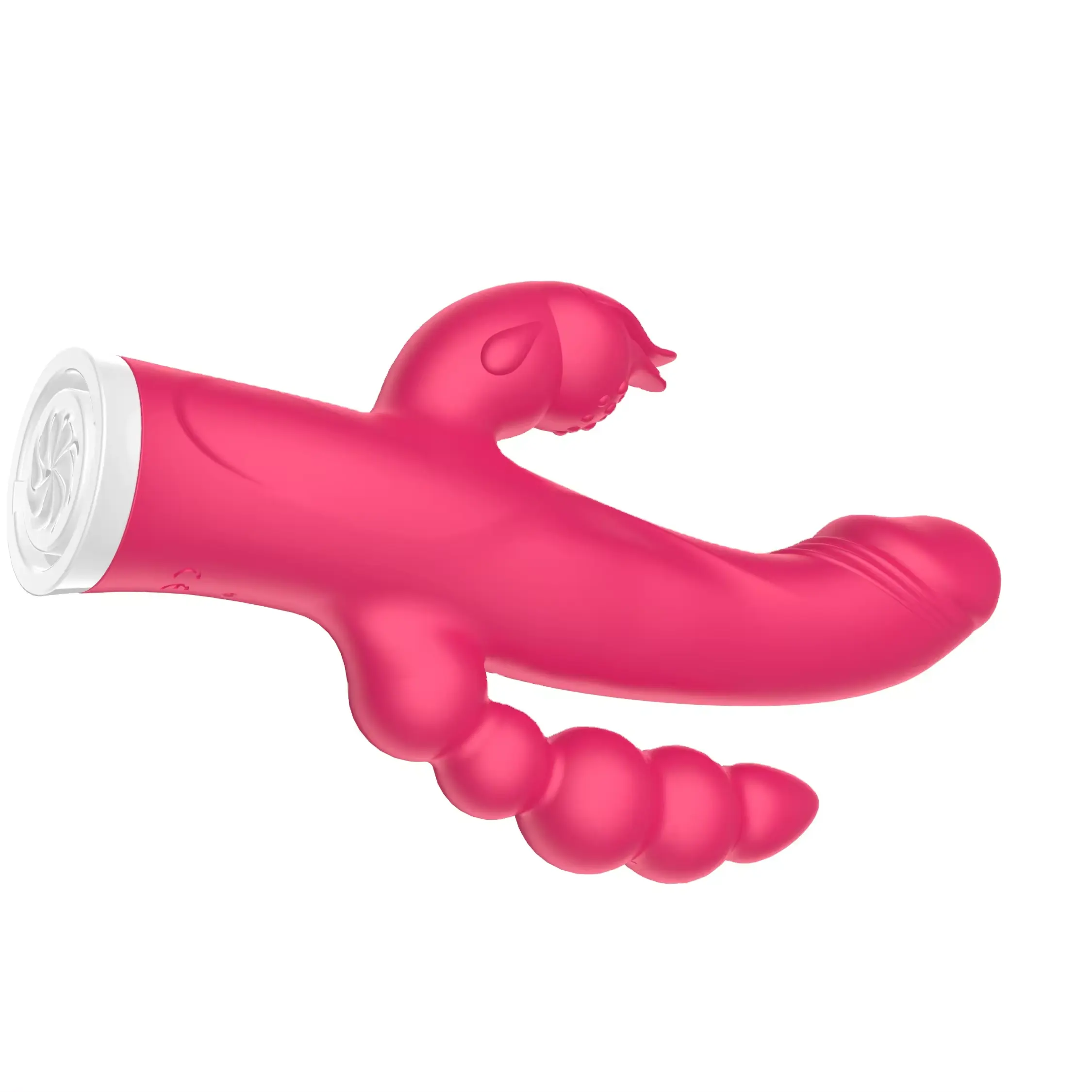 Mainan seks untuk wanita Dildo getar kuat 10 Kecepatan Mode tiga motor Dildo seks untuk wanita