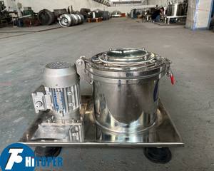 Centrífuga de filtro de saco de alta velocidade de bancada, separador de tambor fácil de mover para venda - Product Image 4