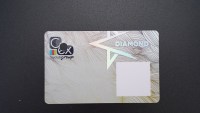 Credencial de Acceso para Compras Personalizada y Elegante con Banda Magnética y Zona para Firma
