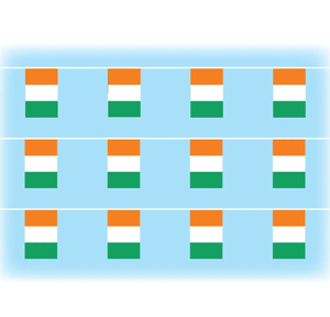 Japan Cheap 14*21cm 2026 Football Soccer Fans Team National Waterproof Flag World Bunting String Flag for Hanging Decoration - Product Image 3