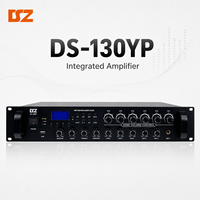 Mezclador Amplificador DSZ DS-130YP con Prioridad de Micrófono, Grabación USB para Sirena, Múltiples Entradas, 100V, Comercial, Metálico, 6 Canales, 120W