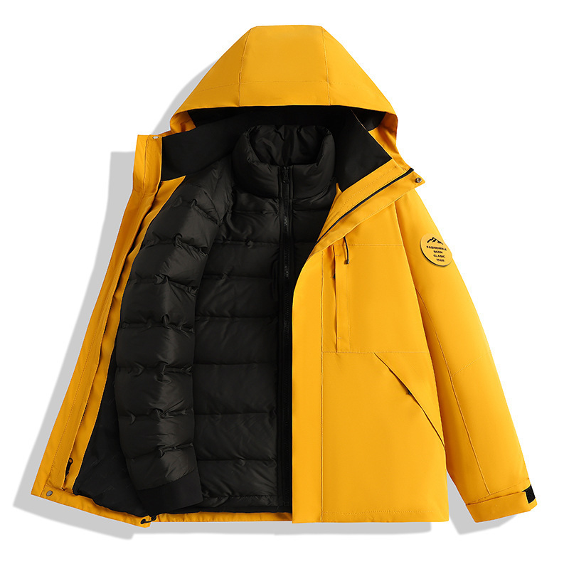 Maple Leaf Yellow - Estilo unisex [Forro de plumón extraíble]