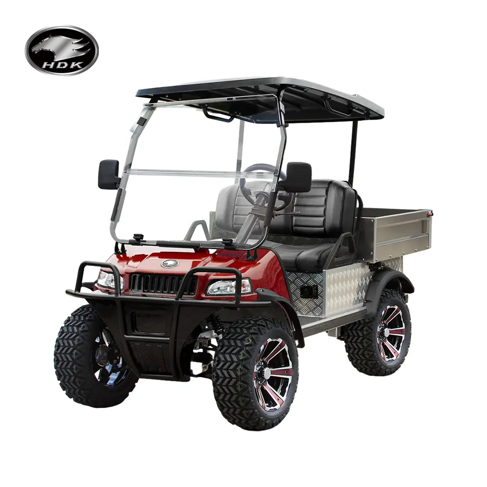 Năng Lượng Mới HDK Nhiệm Vụ Nặng Nề Buggy Xe Đẩy Tiện Ích Xe Bán Buôn Mini Xe Tải Hàng Hóa Hộp Điện Golf Giỏ Hàng Giá