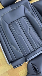Accesorios de Mejora para Interiores de Auto, Fundas de Asiento de Cuero Genuino, Piel de Vaca y Microfibra para <span class=keywords><strong>Audi</strong></span> A4 A6 A7 <span class=keywords><strong>A8</strong></span>, Directo de Fábrica - Product Image 3