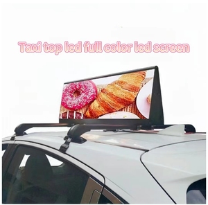 Top Taxi esterno segno pubblicitario due doppio lato P2.5 P3 P4 P5 schermo a <span class=keywords><strong>Led</strong></span> tetto auto Display a <span class=keywords><strong>Led</strong></span> - Product Image 2