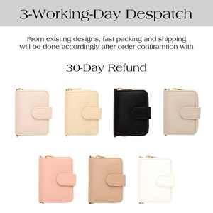 Hongbo Best New 7-Color Lizard Leather Mini Portable Multi-Funcional Business Card Wallet Key Cash Money Características para - Product Image 3