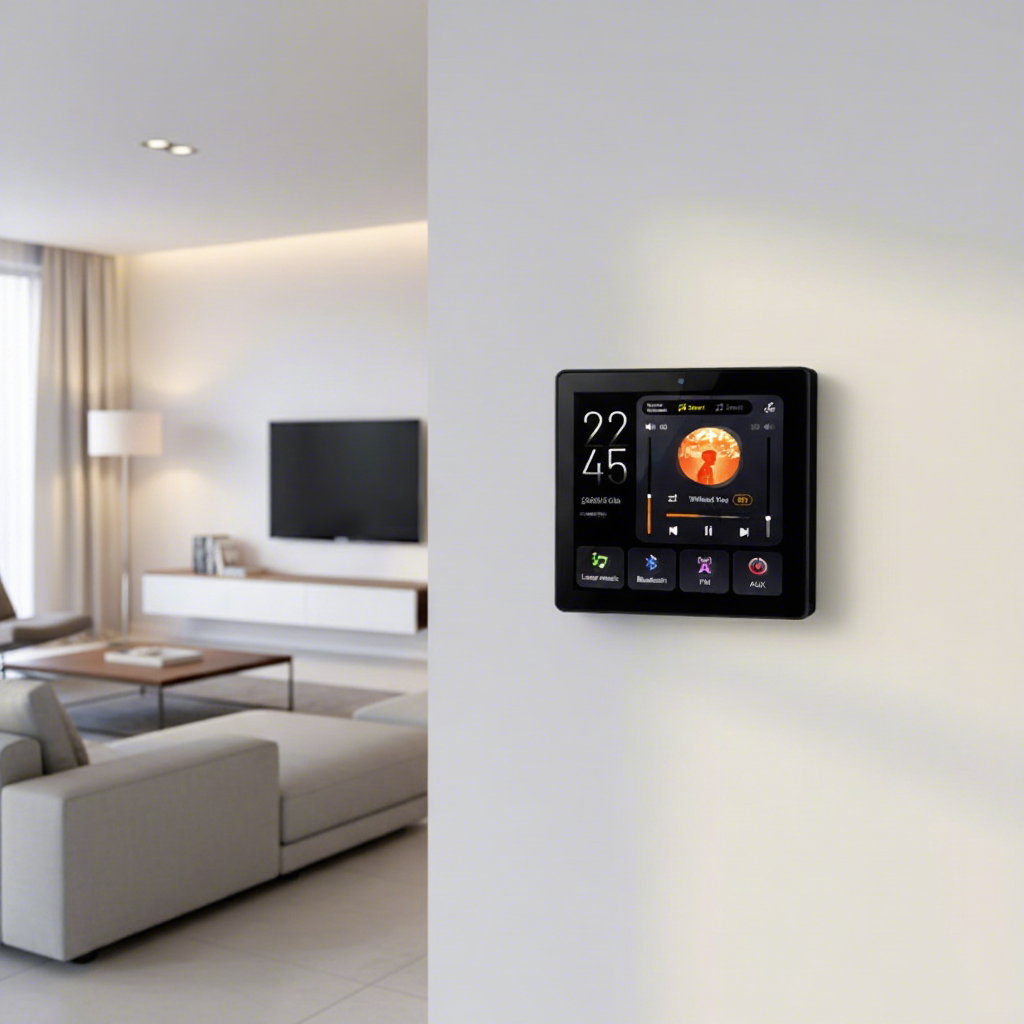 4.0-4.9" Touch Screen 2 Zones Smart Music Host Universal Background Music System IPS Display Background Music Stereo Player · image 2