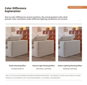 Sofá Moderno y Sencillo en Forma de Nube, Sofá de Compresión, Hecho en China, para Sala de Estar, Hotel, Desmontable, Lavable, Tapizado en Tela, Muebles para Dormitorio - Product Image 3