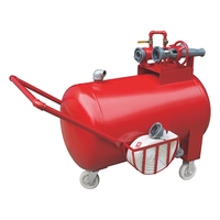 Réservoir de mousse à pression CA-FIRE pour lutte contre l'incendie, réservoir mobile de mousse avec poche souple en laiton, rapport de mélange 3%-6%, 0,6-1,2 MPa, 4-360 L/S