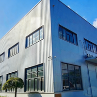 Structure de portique préfabriquée sur mesure en acier, à grande portée, résistante au vent, pour atelier industriel et entrepôt
