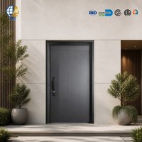 Porte de Sécurité Extérieure en Acier Personnalisée, Porte de Sécurité Antivol en Acier pour Maison