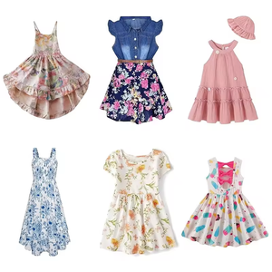 Excedente de Fábrica: Vestido Infantil Sem Marca |   Algodão Premium 4 Estações Multi-Tamanhos |   Lote de Estoque Infantil Pronto para Envio - Product Image 1
