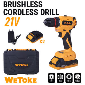 <span class=keywords><strong>Taladro</strong></span> Inalámbrico Wetoke <span class=keywords><strong>de</strong></span> Litio <span class=keywords><strong>de</strong></span> 21 V, Recargable, con 3 Funciones, Ideal para Perforar y Atornillar - Product Image 6