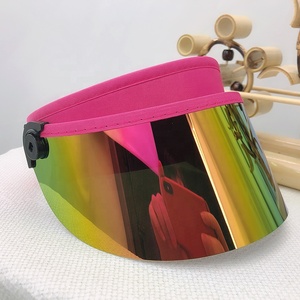 <span class=keywords><strong>Gorra</strong></span> con Visera Ajustable para <span class=keywords><strong>Mujer</strong></span> con Protección UV, Logotipo Personalizado, <span class=keywords><strong>Gorra</strong></span> de Sol Lisa para Hombre para Golf, <span class=keywords><strong>Tenis</strong></span>, Playa y Deportes - Nuevas Viseras de PVC - Product Image 1