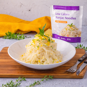 Fettuccine instantanée au konjac faible en glucides Nouilles saines pour les repas cétogènes Prêtes en <span class=keywords><strong>2</strong></span> minutes - Product Image 1