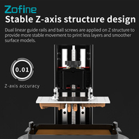 Printer 3D Resin Logam Gigi DLP Presisi Tinggi Z94 dengan Resolusi 2560x1440 dan Kecepatan 60mm/jam