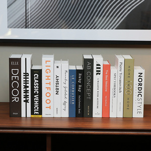 Tavolino moda <span class=keywords><strong>libri</strong></span> decorativi finti <span class=keywords><strong>libri</strong></span> con copertina rigida <span class=keywords><strong>libri</strong></span> <span class=keywords><strong>di</strong></span> design per la decorazione <span class=keywords><strong>di</strong></span> scaffali - Product Image 3