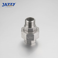 Raccord de tuyauterie en acier inoxydable JAZZY Factory Direct Ss 304 316 NPT Thread MXF mâle-femelle