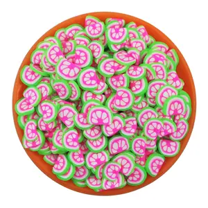 100G Fruit Polymer Clay Half Guava Slices Polymer Clay Sprinkles Slices For Slime Filler DIY Clay Crafts Decoration Nail Art