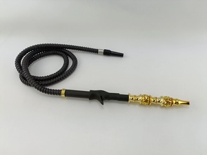 Accesorios para Narguile al por Mayor, Manguera de Plástico para Narguile con Mango de Esponja con Diseño de Señuelo de Pesca, Boquilla con Patrón de Grabado Metálico - Product Image 2