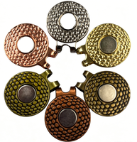 Accessoires de golf en acier magnétique de haute qualité, marqueur de balle et clips pour casquette, pour le sport et le golf