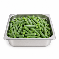 Haricots verts coupés surgelés Maxport en gros (Durée de conservation de 24 mois) pour la restauration, la traiteurisation et la transformation alimentaire
