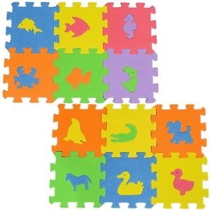 MCG Vente Chaude Doux Non-Toxique Alphabet Nombre Dessin Animé <span class=keywords><strong>Puzzle</strong></span> Crawl Carton Mousse Tapis De Sol Pour Enfants Bébé - Product Image 3