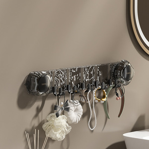 Rotating Wave <strong>Hook</strong> Strong Load-Bearing Capacity No-Drill Plastic Suction Cup Bathroom Toilet Door Back Wall Adhesive <strong>Hook</strong> <strong>Tool</strong> - Product Image 6