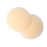 Coussinets d'allaitement en silicone de forme ronde améliorés de 8cm du fabricant Couvre-mamelons invisibles imperméables Pasties de mamelon sans couture