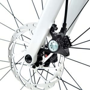 Vélo de route à pneus larges 700C avec fourche en fibre de carbone, 16 vitesses, freins à disque hydrauliques doubles, absorption des chocs, course de <span class=keywords><strong>triathlon</strong></span>, cyclisme - Product Image 6