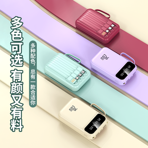 มินิพาวเวอร์แบงค์ 10000mah ความจุสูง ชาร์จเร็ว พร้อมสายชาร์จ พาวเวอร์แบงค์แบบพกพา หน้าจอ LED แสดงผลแบบดิจิตอล ช่องเสียบ Type-C/USB - Product Image 2