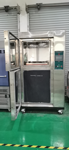 Cámara de Prueba de Impacto de Clima Ambiental de Dos Compartimentos para Temperaturas Frías y Calientes - Product Image 5