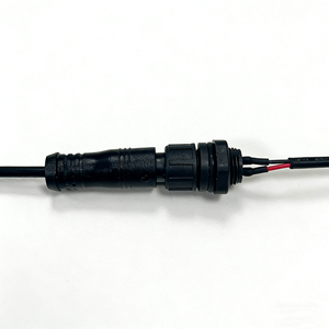 IP68防水ケーブル ナイロン製プラスチック電気コネクタ 2ピン 3ピン 4ピン 防水パネルマウントコネクタ - Product Image 3