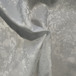 Polyester Spandeks Dokuma Jakarlı Saten Kumaş Orta Ağırlıkta Hafif Çiçek Desenli Damask Desenli Esnek Kadın Elbisesi Çin Elbisesi Bluz - Product Image 1