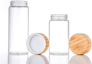 24 bocaux carrés en verre transparent pour épices, avec couvercles en bambou, 4 oz (120 ml) - Product Image 5