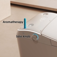 WC intelligent de luxe, siège de toilette ergonomique allongé, à poser au sol, ouverture et fermeture automatiques, télécommande, vente en gros