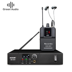 GAW-EM01 chuyên nghiệp Microphone không dây nghe vào tai nghe hệ thống hiệu suất màn hình tai nghe năng động - Product Image 1