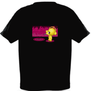 Personalizado negro Led Rock T camisa <span class=keywords><strong>El</strong></span> intermitente T camisa con inversor para fiesta - Product Image 6