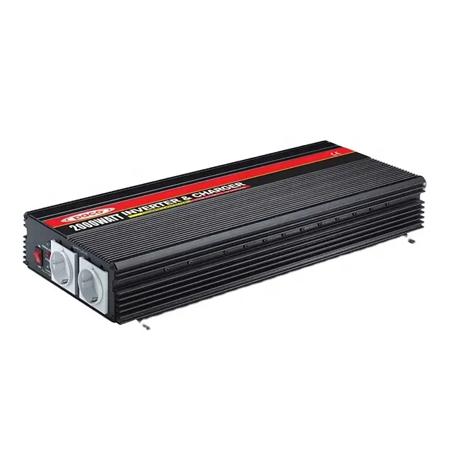 DCケーブル付き充電器付きPACO単相DC-AC電源インバーター24v 220v 2000w